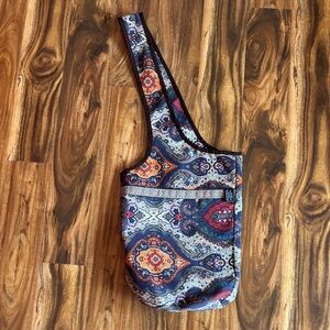 Paisley Shoulder Yoga Bag